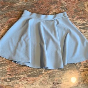 Light blue skater skirt